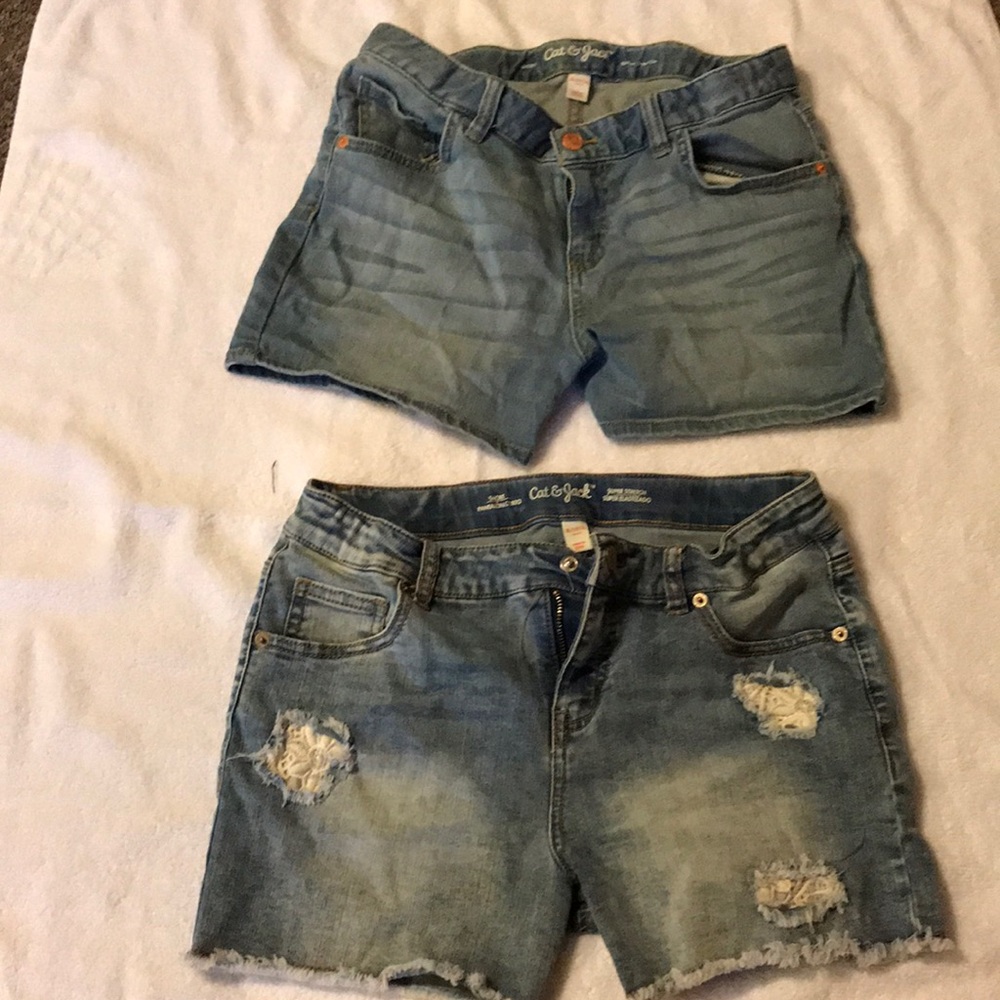 Cat and Jack Jean shorts!!